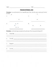 English Worksheet: Housing Line