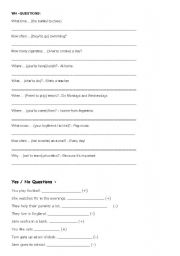 English worksheet: Simple Present