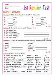 Grammar and Vocabulary Test