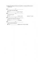 English worksheet: present perfect