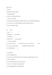 English Worksheet: Customer Complaint dialogue