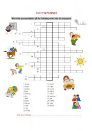 Past Participles Crossword