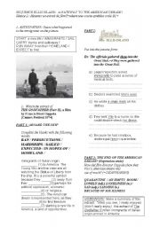 English Worksheet: ELLIS ISLAND and THE GODFATHER II