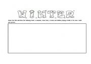 English Worksheet: winter 