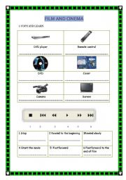 FILM AND CINEMA VOCABULARY