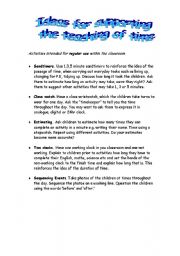 English Worksheet: Ideas for starter activities