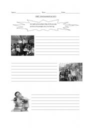 English Worksheet: Analysing Pictures