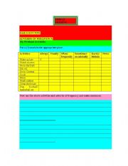 English Worksheet: GRAMMAR REVISION