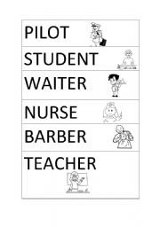 English Worksheet: Occupations