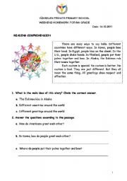 English Worksheet: present simple