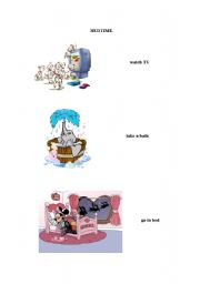 English Worksheet: bedtime