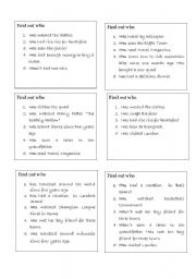 English Worksheet: Games Find out