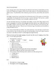 English worksheet: The Jovial Knight