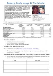 English Worksheet: Body Image and Photoshop worksheet