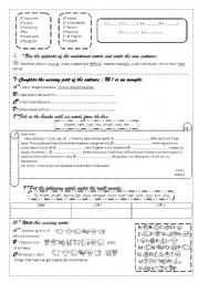 English Worksheet: DO you like school