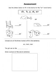 English worksheet: Phonics