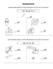 English worksheet: Enter blends