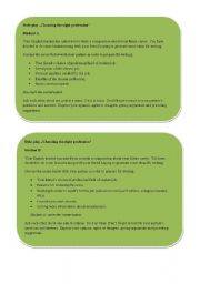 English Worksheet: Role-Play 