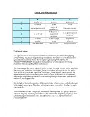English Worksheet: Crime and Punichment
