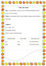 English worksheet: Usage of 