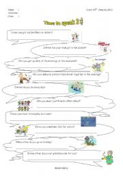 English worksheet: Speaking questions 2