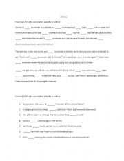 English Worksheet: Articles worksheet: winter