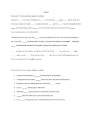 English worksheet: Articles worksheet: winter