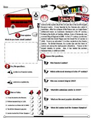 English Worksheet: RC Series_British Edition_01 London (Fully Editable + Key)