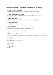 English Worksheet: Greetings!