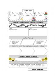 English Worksheet: Story Plan