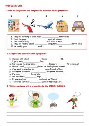 PREPOSITIONS