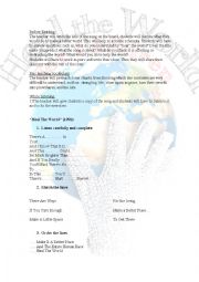 English Worksheet: Heal the world by Michael Jackson