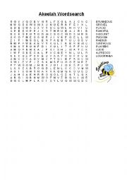 Akeelah & the Bee Movie WORDSEARCH