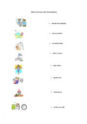 English Worksheet: Good hygiene for kids