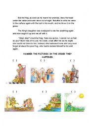 English Worksheet: The Frog Prince EFL 5 skills Booklet Part 2 + Key