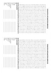 English Worksheet: Comparitive and superlative Adjectives word search