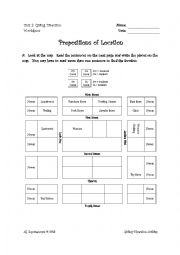 English Worksheet: Giving Direction