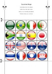 Countries Bingo Part Thirteen