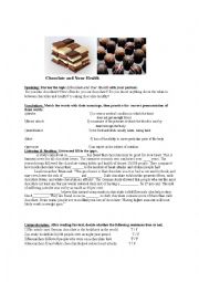 English Worksheet: chocolate