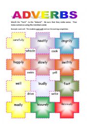 English Worksheet: Adverbs