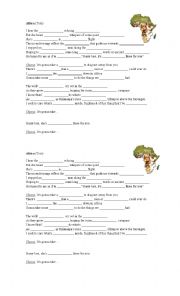 English Worksheet: Song Africa (Toto)