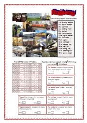 English Worksheet: Railway