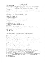 English Worksheet: Zoolander worksheet