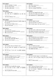 English Worksheet: warm up-find someone who...