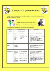 Subordinating Conjunctions 1