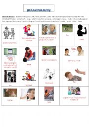English Worksheet: BULLYING ( vocabulary / 2nd version modified)