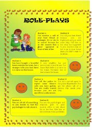 English Worksheet: Role Play