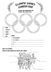 OLYMPIC GAMES WORKSHEET