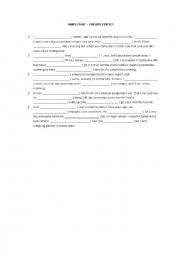 simple past present perfect exercises