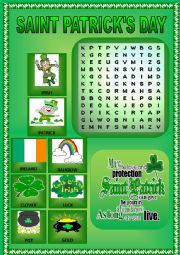 English Worksheet: Saint Patricks Day